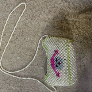 Pearl Beaded Crossbody Bag